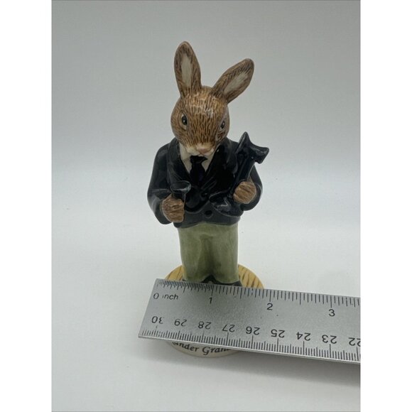 Royal Daulton Bunnykins Inventor Alexander Graham Bell Telephone Limited Edition - Picture 3 of 10